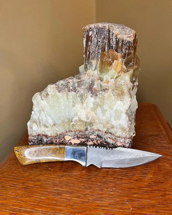 Rough Cut Lapidary knife from the past-work gallery